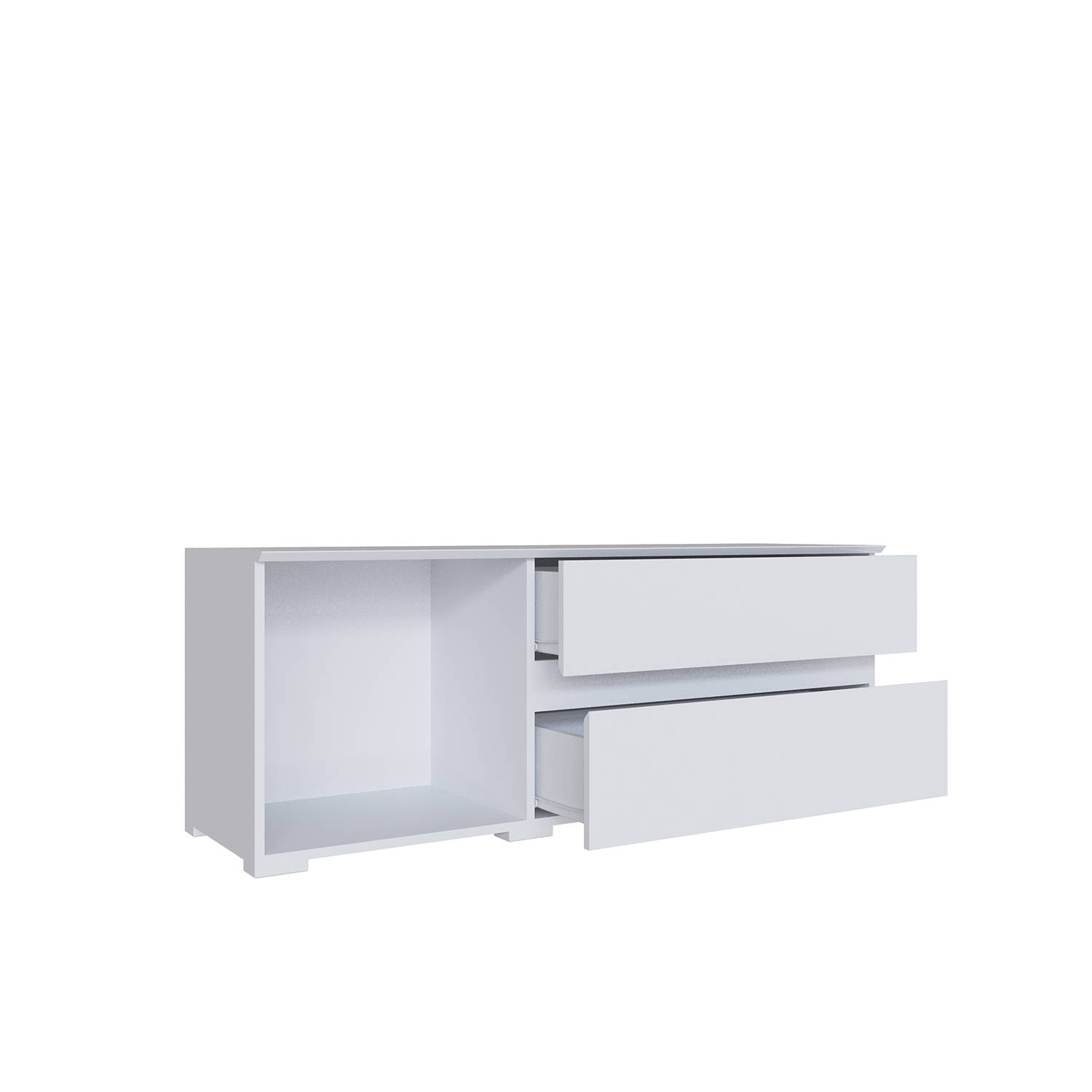 Гостиная Плейона Тумба ТВ малая белый