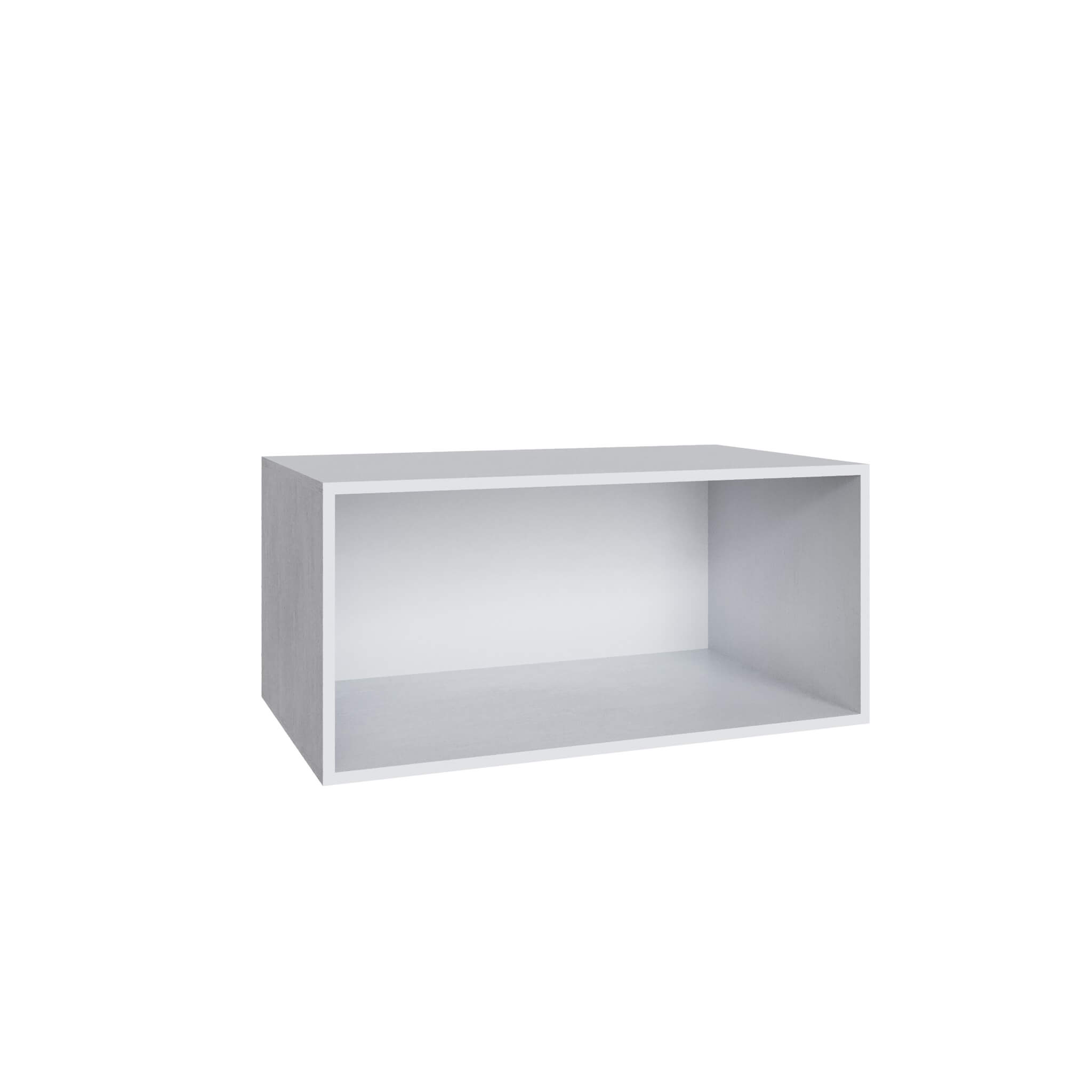 Антресоль Мадрид (0,85) 400 белый/ателье светлое