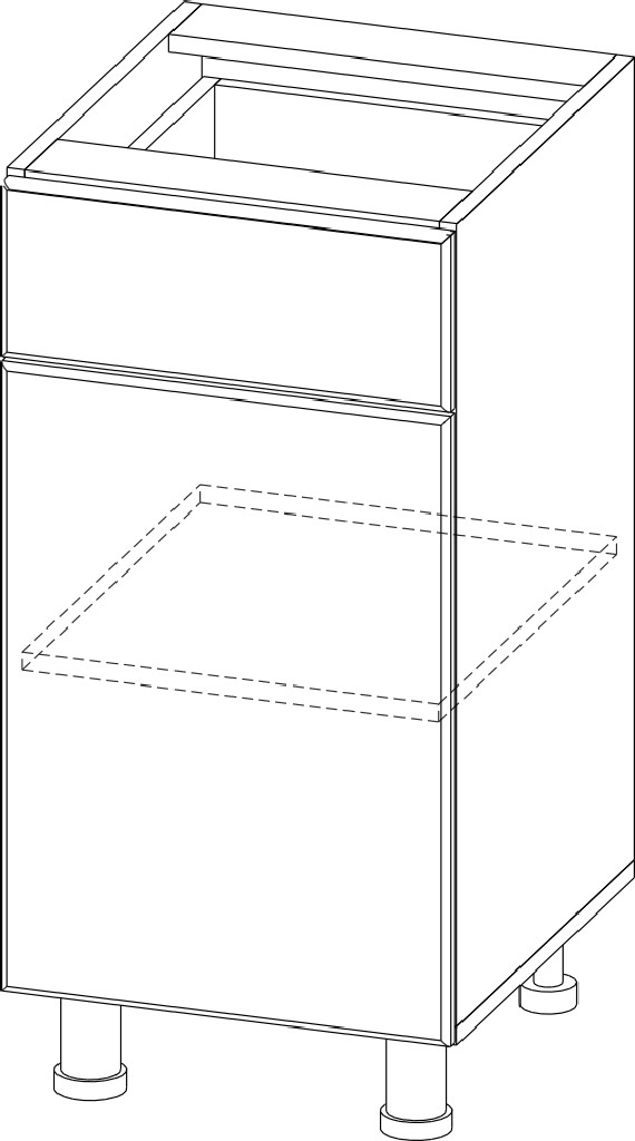 Стол рабочий "Бостон" С400яс