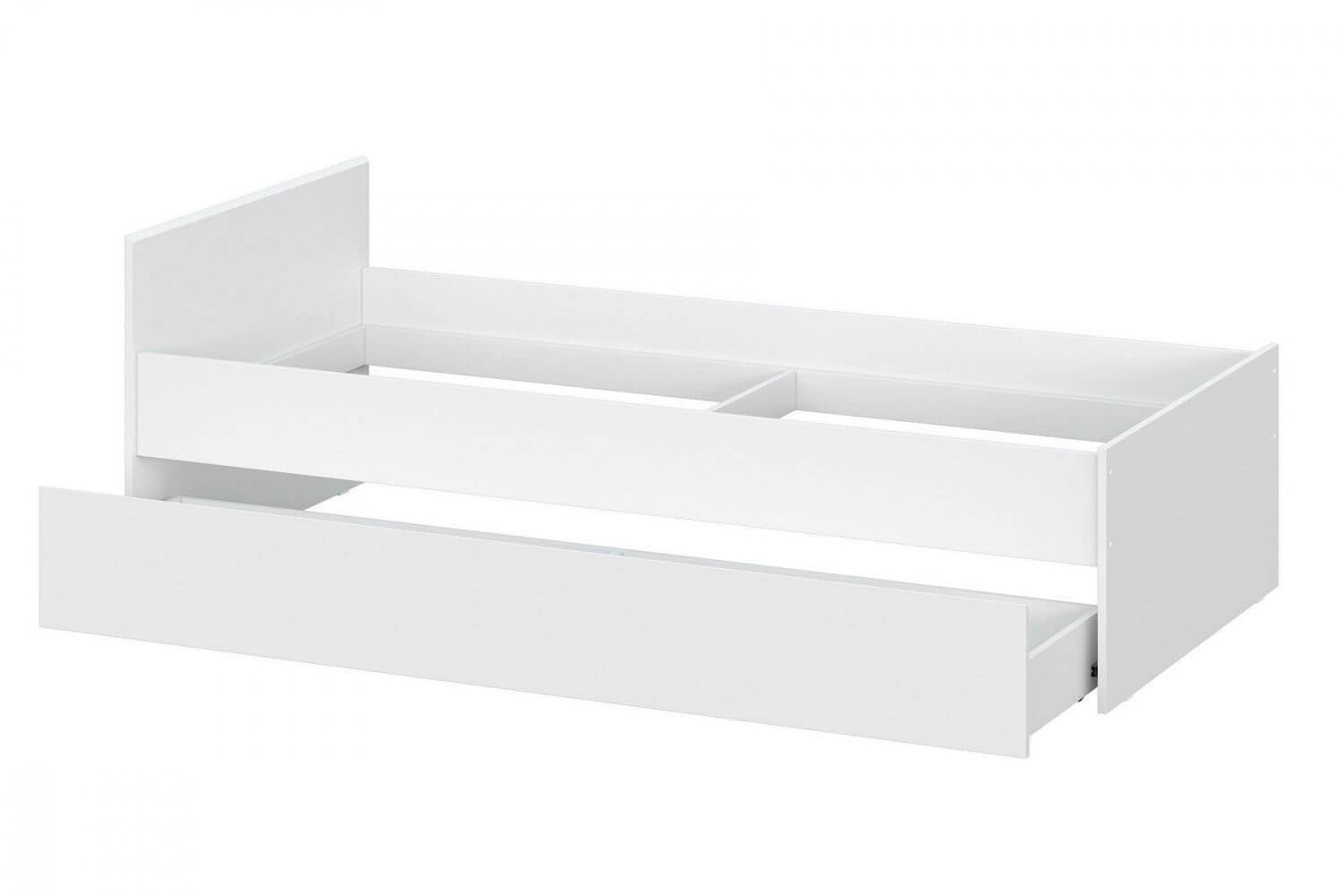 МС "Токио" Кровать выкатная Белый текстурный / Белый текстурный