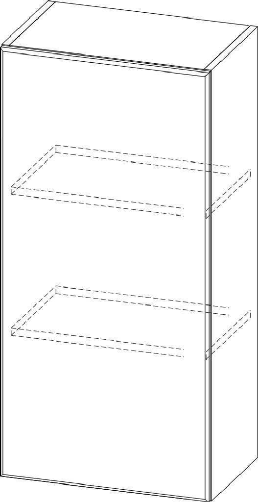 Шкаф навесной "Модерн NEW" Ш450/912