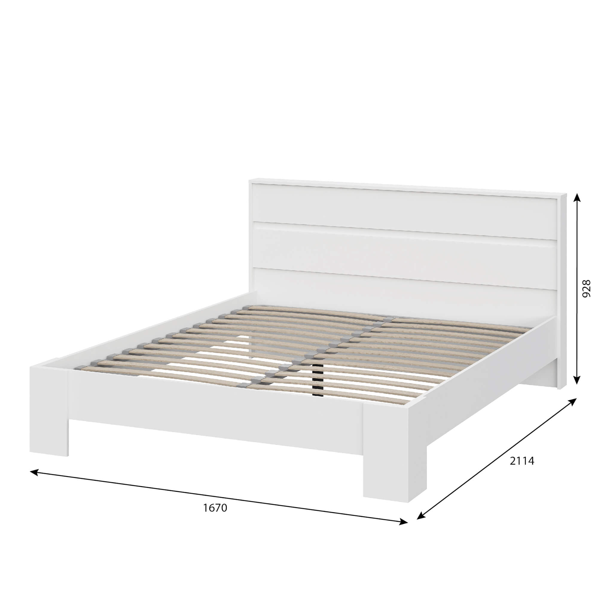 Люмо Кровать КР 03 белый