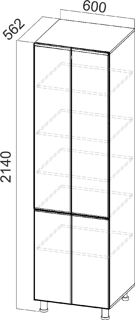 Пенал "Бостон" П600г/2140
