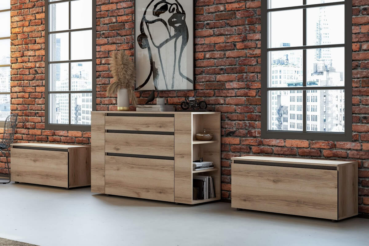 Комод в интерьере "Берген" СТМ Комод в интерьере "Берген" СТМ