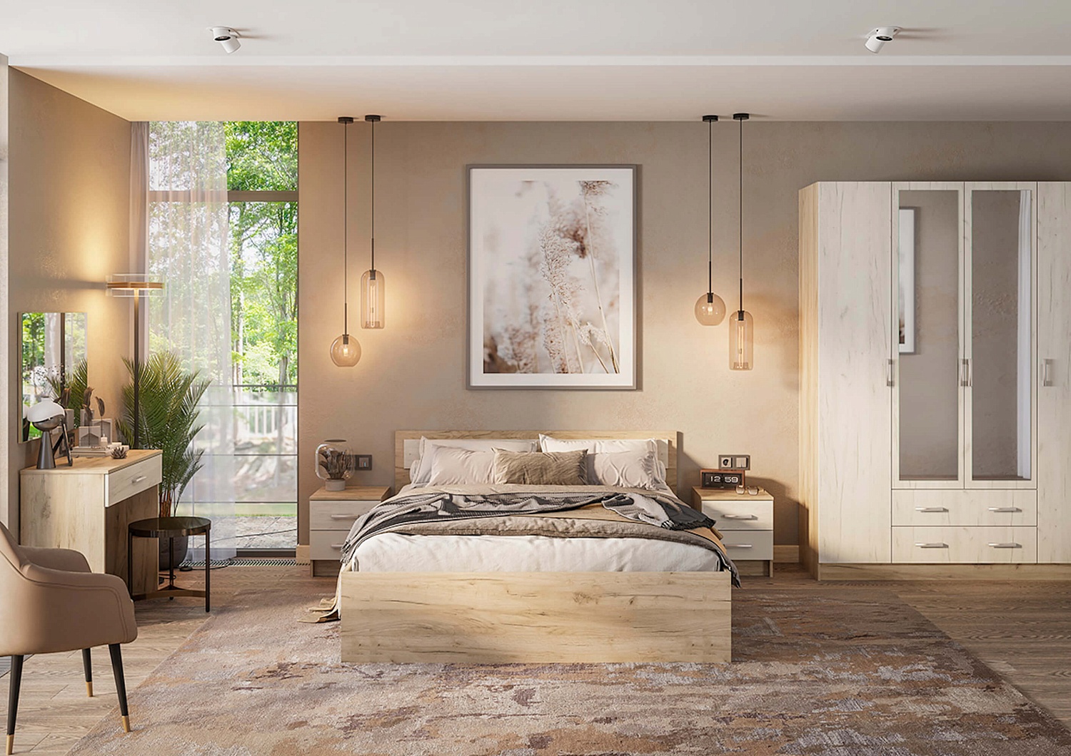 Модульная спальня "Гармония" от бренда "Тащи в дом"