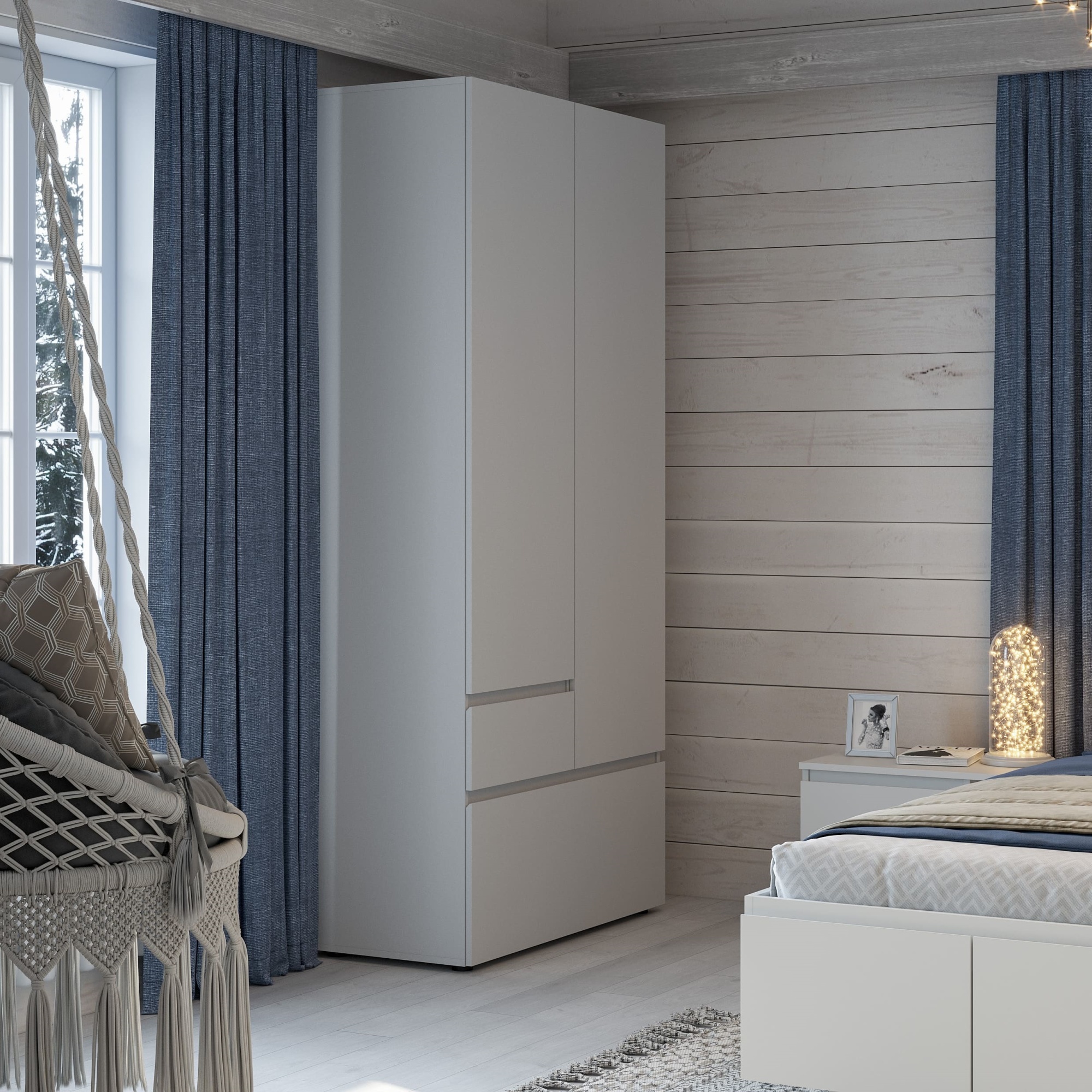 МС "Одри" Шкаф двухстворчатый (серия 2)