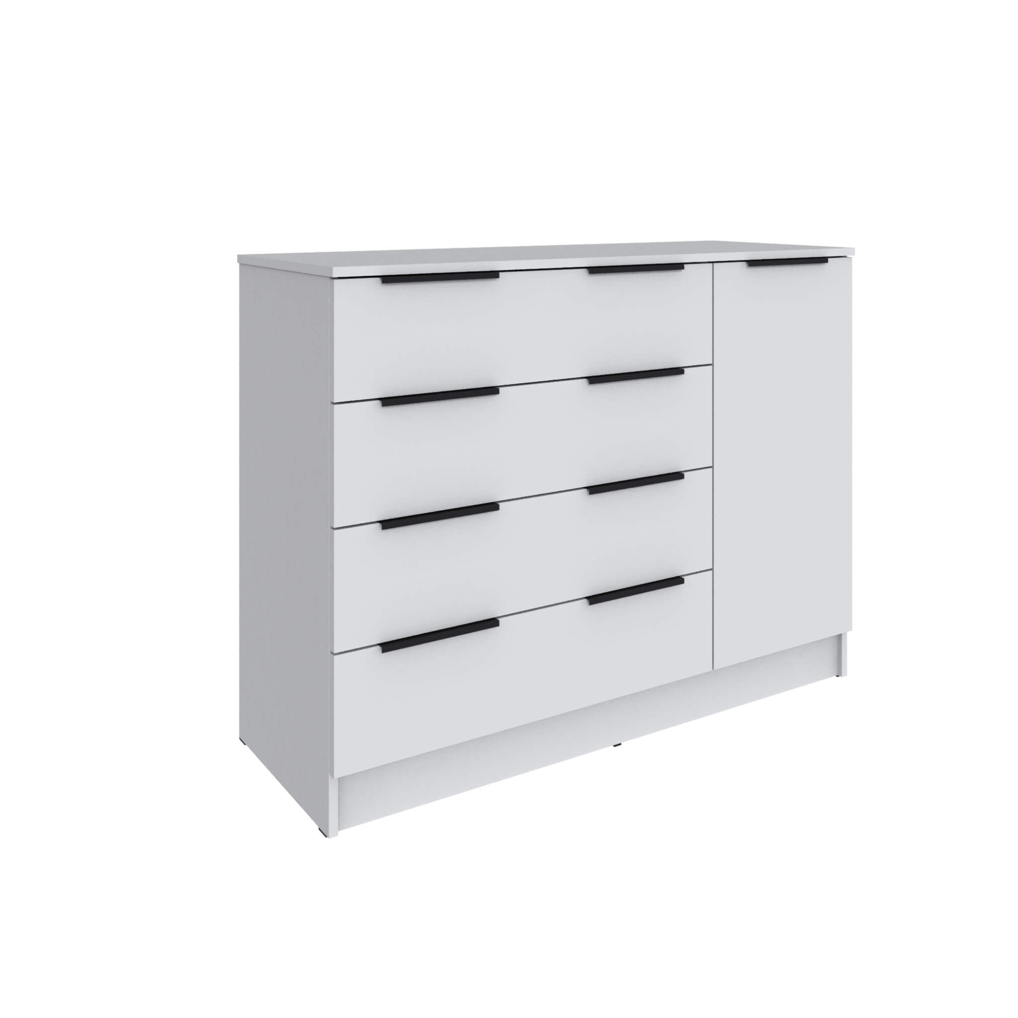 Спальня Мадрид Комод (1,2) белый